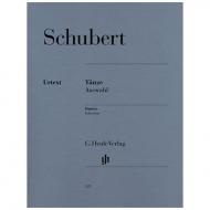 Schubert, F.: Tänze, Auswahl 