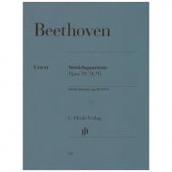 Beethoven, L. v.: Streichquartette Op. 59/1-3, 74, 95 