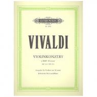 Vivaldi, A.: Violinkonzert RV 245, PV 276 d-Moll Urtext 