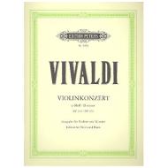 Vivaldi, A.: Violinkonzert RV 245, PV 276 d-Moll Urtext 