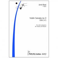 Beat, J.: Violinsonate Nr. 3 (1999) 