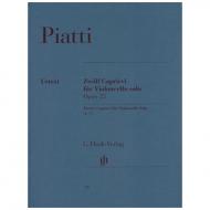 Piatti, A.: 12 Capricci Op. 25 