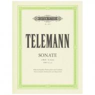 Telemann, G. Ph.: Violasonate TWV41:A6 a-Moll 