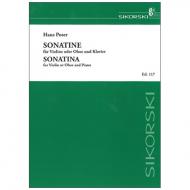 Poser, H.: Sonatine Op. 54/1 (1961) 