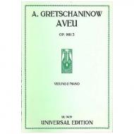 Gretschaninow, A. T.: Aveu Op. 108/3 
