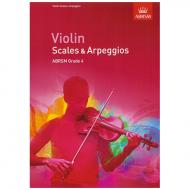 ABRSM: Violin Scales And Arpeggios – Grade 4 (From 2012) 