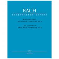 Bach, J. S.: Klavierbüchlein für Wilhelm Friedemann Bach 