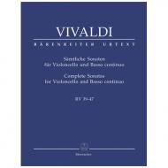 Vivaldi, A.: Sämtliche Sonaten RV 39-47 
