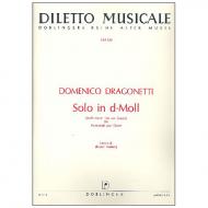 Dragonetti, D.: Solo d-Moll 