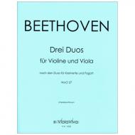 Beethoven, L. v.: 3 Duos WoO 27 