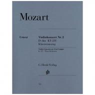Mozart, W. A.: Violinkonzert Nr. 2 KV 211 D-Dur 