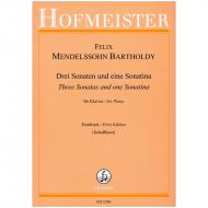 Mendelssohn Bartholdy, F.: 3 Sonaten und eine Sonatine 