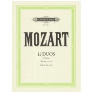 Mozart, W. A.: 12 Duos, Band 3 KV Anh. 152 