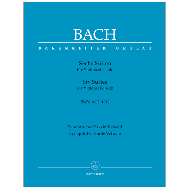 Bach, J. S.: Sechs Suiten für Violoncello solo BWV 1007-1012 (Faksimile) 