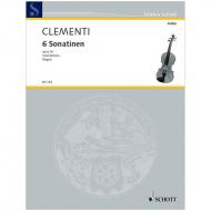 Clementi, M.: 6 Sonatinen Op. 36 – Violine 