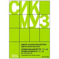 Schostakowitsch, D.: Streichquartette Nr. 11 und 12 