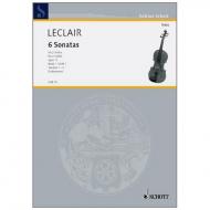 Leclair, J. M.: 6 Violasonaten Band 1 (Nr.1-3) 