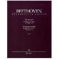 Beethoven, L. v.: Sonate für Klavier und Violine Op. 24 F-Dur »Frühlingssonate« 