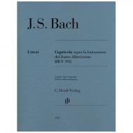 Bach, J. S.: Capriccio sopra la lontananza BWV 992 