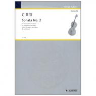 Cirri, G. B.: Violoncellosonata Nr. 2 G-Dur 