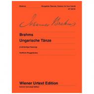 Brahms, J.: Ungarische Tänze für Klavier 4 ms 