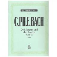 Bach, C. Ph. E.: Klaviersonaten nebst einigen Rondos Wq 56 