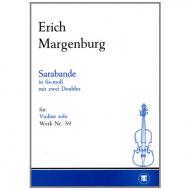 Margenburg, E.: Sarabande Fis-Dur mit zwei Doubles 