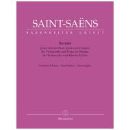Saint-Saëns, C.: Violoncellosonate D-Dur (unvollständig) 