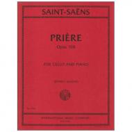 Saint-Saëns, C.: Prière Op. 158 