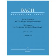 Bach, J. S.: 6 Violinsonaten Band 1 (Nr. 1-3) BWV 1014 - 1016 