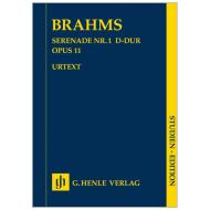 Brahms, J.: Serenade Nr. 1 Op. 11 D-Dur 