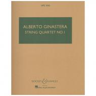 Ginastera, A.: Streichquartett Nr. 1 Op. 20 – Partitur 