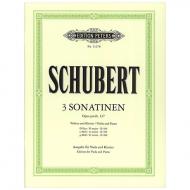 Schubert, F.: Violasonaten (Sonatinen) Op. posth. 137/1-3 