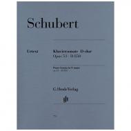 Schubert, F.: Klaviersonate D-Dur Op. 53 D 850 