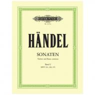 Händel, G. F.: Violinsonaten Band 1 HWV 361 / 368 / 370 