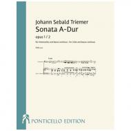 Triemer, J. S.: Violoncellosonate Op. 1/2 A-Dur 