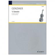 Genzmer, H.: Violinsonate Nr. 1 GeWV 222 