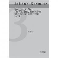 Stamitz, J.: Violinkonzert Nr. 3 F-Dur 