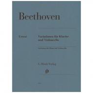Beethoven, L. v.: Variationen WoO 45, WoO 46 und Op. 66 