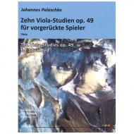 Palaschko, J.: Zehn Viola-Studien Op. 49 