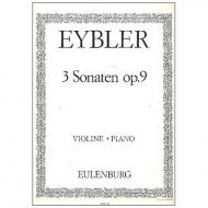 Eybler, J. L. v.: 3 Sonaten Op. 9 