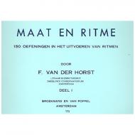 Horst, F. v. d.: Maat en ritme Band 1 