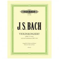Bach, J. S.: Violinkonzert g-Moll nach BWV 1056 