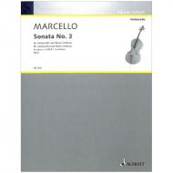 Marcello, B.: Violoncellosonate Nr. 3 a-Moll 