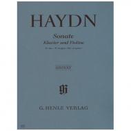 Haydn, J.: Violinsonate G-Dur (nach Hob. XV:32) 