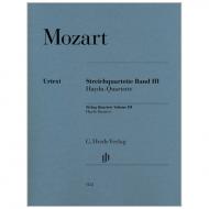 Mozart, W. A.: Streichquartette Band III (Haydn-Quartette) 
