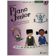 Heumann, H.-G.: Piano Junior – 4 Duet Book (+Online Audio) 