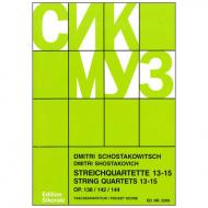 Schostakowitsch, D.: Streichquartette Nr. 13-15 