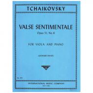 Tschaikowsky, P.I.: Valse Sentimentale Op. 51/6 