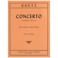 Götz, H.: Violinkonzert Op. 22 G-Dur 
